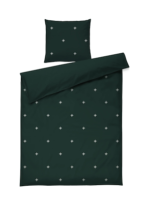 Juna Christmas Fable sengetøj grøn 140x200 cm