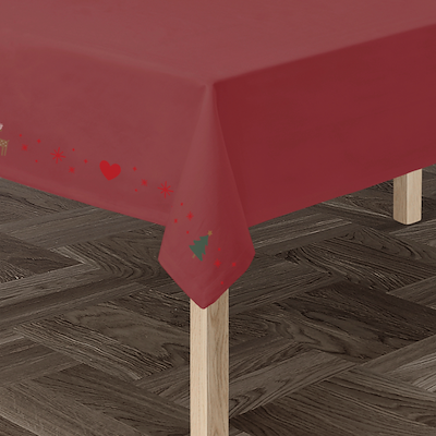 Juna Christmas Fable dug rød 150x270 cm