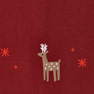 Juna Christmas Fable dug rød 150x270 cm