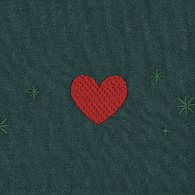 Juna Christmas Fable dug grøn 150x270 cm