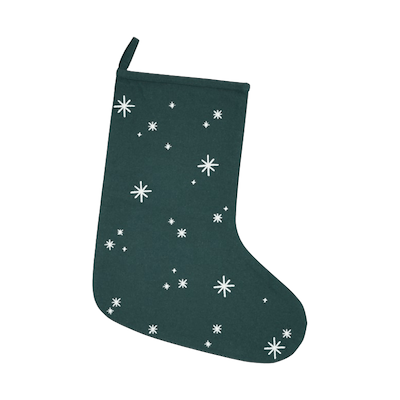 Juna Christmas Fable julesok grøn H45 cm