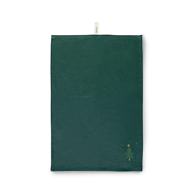 Juna Christmas Fable viskestykke grøn 50x70 cm