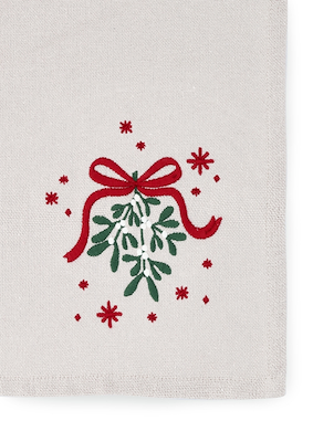 Juna Christmas Fable viskestykke sand 50x70 cm