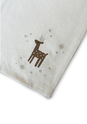 Juna Christmas Fable viskestykke creme 50x70 cm
