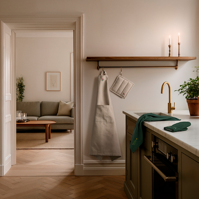 Juna Christmas Fable grydelap sand 22x22 cm