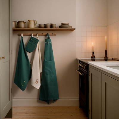 Juna Christmas Fable ovnhandske grøn