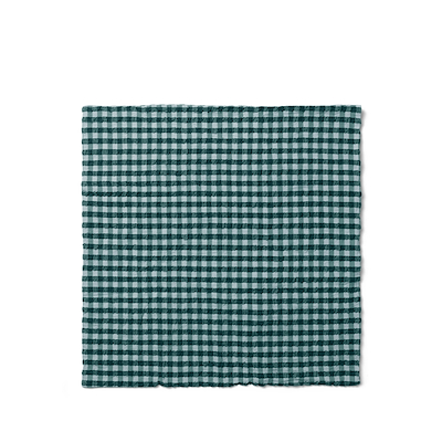 Juna Bæk & Bølge pudebetræk grøn/lys 63x60 cm