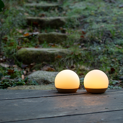 Spring Copenhagen Snowball genopladelig lampe Ø11 cm