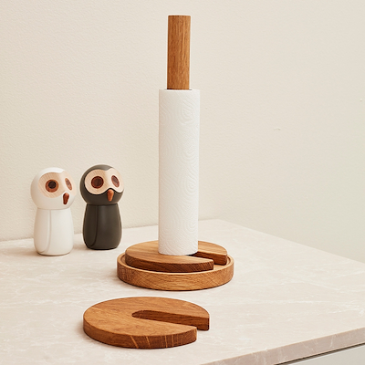 Spring Copenhagen Stack køkkenrulleholder med 2 bordskånere