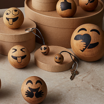 Spring Copenhagen Nøglering Heart Eyes