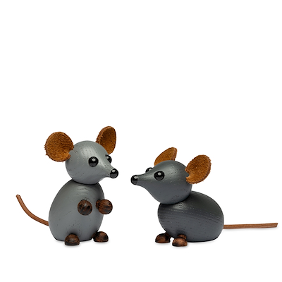 Spring Copenhagen husmusen grå H4,5 cm