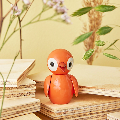 Spring Copenhagen optimistic orange fugl