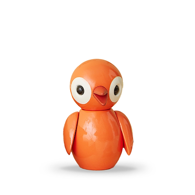 Spring Copenhagen optimistic orange fugl