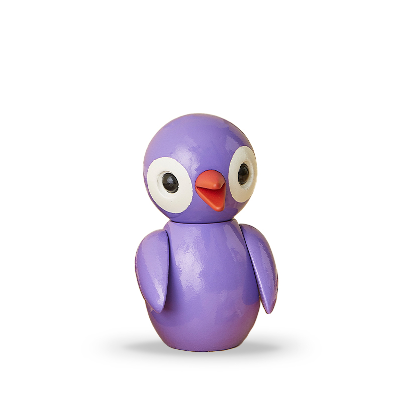 Spring Copenhagen playful purple fugl | Kop & Kande