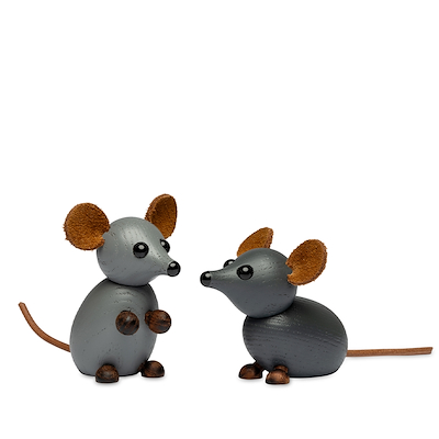 Spring Copenhagen gårdmusen grå H6,7 cm