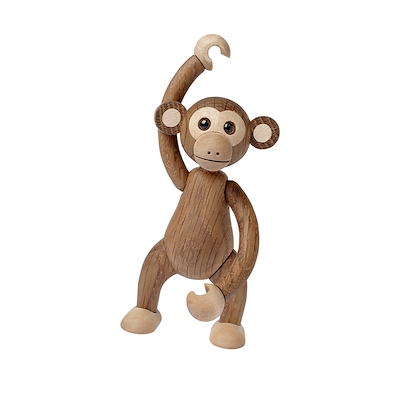 Spring Copenhagen Jolly abe træfigur brun eg/ahorn