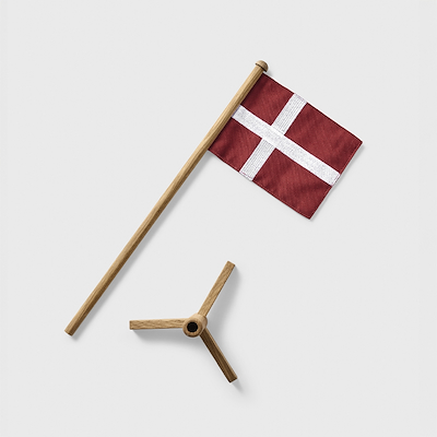 Spring Copenhagen bordflag H40 cm