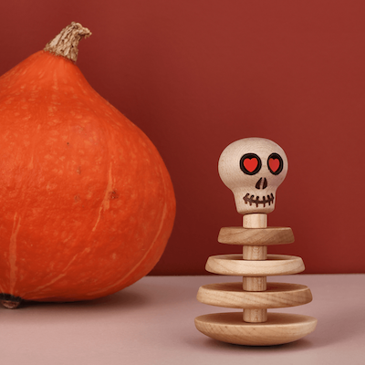 Spring Copenhagen Skelettet træfigur H9,5 cm