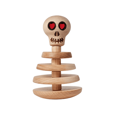 Spring Copenhagen Skelettet træfigur H9,5 cm