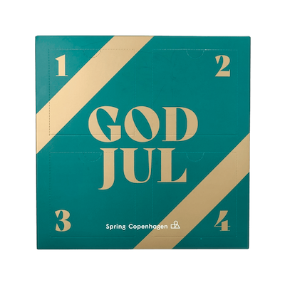 Spring Copenhagen adventskalender med træfigurer