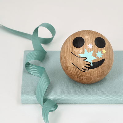 Spring Copenhagen Emotions Big Bang træfigur med stjerner Ø7 cm