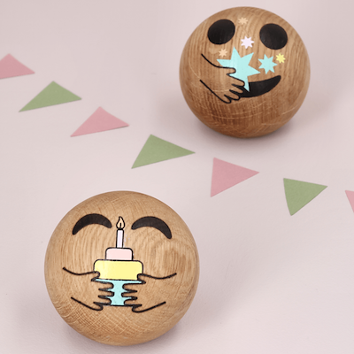 Spring Copenhagen Emotions Big Bang træfigur med stjerner Ø7 cm