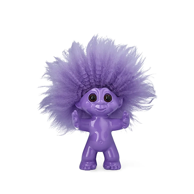 Lykketrold lilla 9 cm