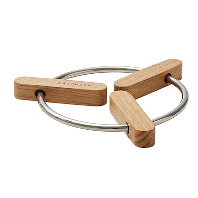 Andersen Foldbar Bordskåner Eg 17 cm