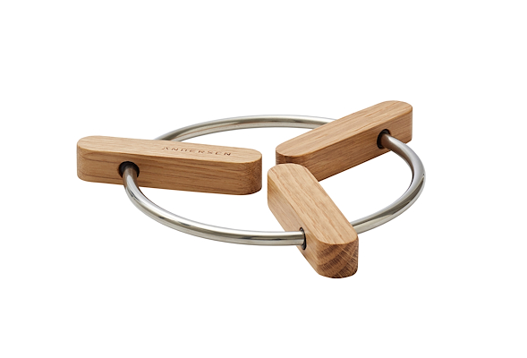 Andersen Foldbar Bordskåner Eg 17 cm