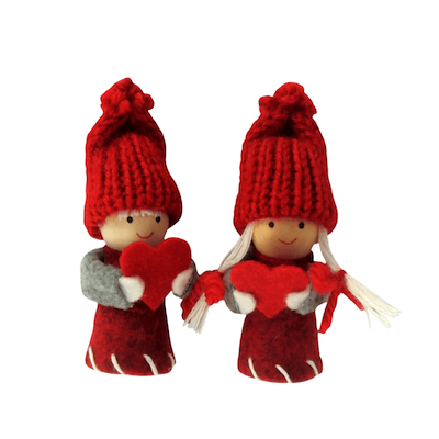 Det Gamle Apotek DIY nissesæt dreng og pige