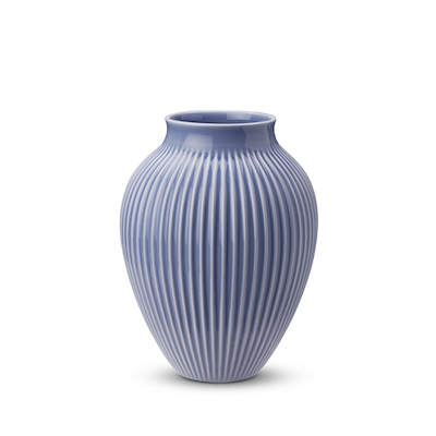 Knabstrup Keramik Ripple vase lavendel H20 cm