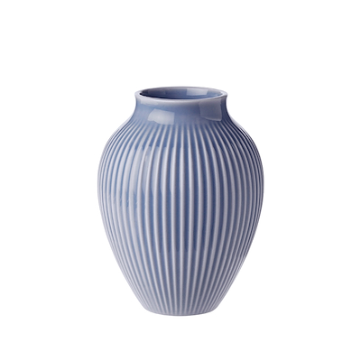 Knabstrup Keramik Ripple vase lavendel H12,5 cm