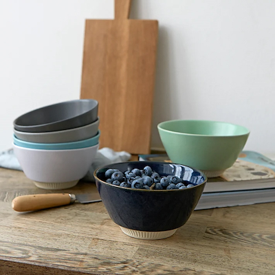 Knabstrup Colorit Skål Turkis 14 cm