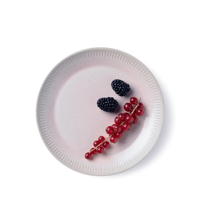 Knabstrup Colorit Tallerken Rosa 19 cm