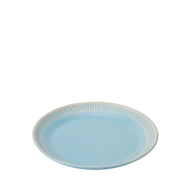 Knabstrup Colorit Tallerken Turkis 19 cm