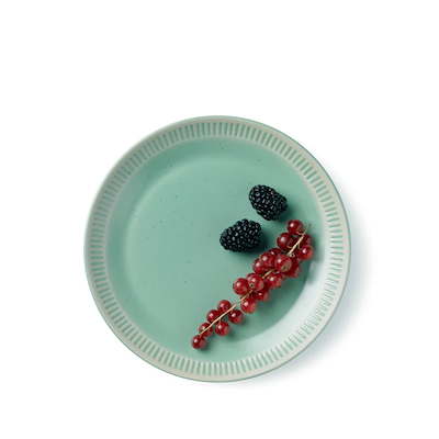 Knabstrup Colorit Tallerken Lys Grøn 19 cm