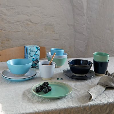 Knabstrup Colorit Tallerken Lys Grøn 19 cm