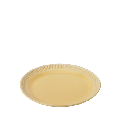 Knabstrup Colorit Tallerken Gul 19 cm