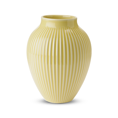 Knabstrup vase lys gul 20 cm