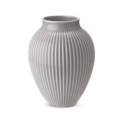 Knabstrup vase lys grå 20 cm