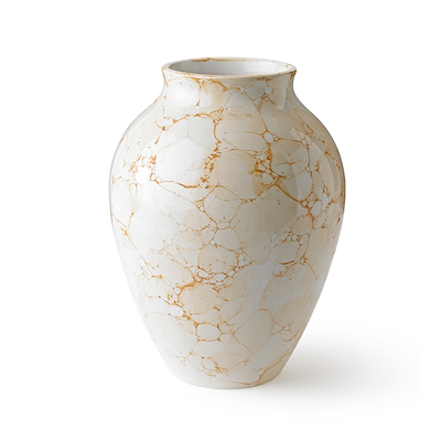 Knabstrup Natura vase kalk/brun 27 cm