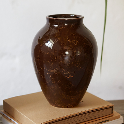 Knabstrup Natura vase brun 27 cm