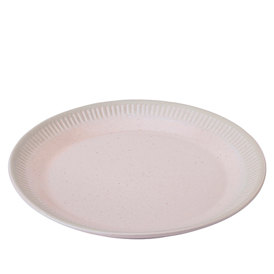 Knabstrup Colorit frokosttallerken rosa 22 cm