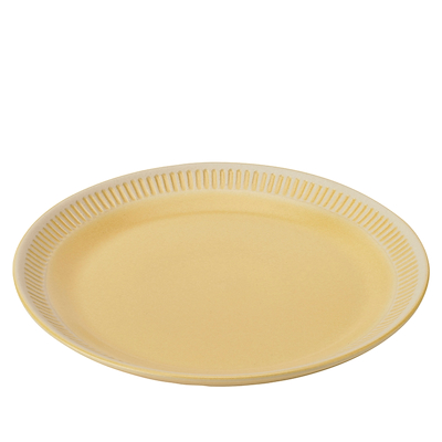 Knabstrup Colorit middagstallerken gul 27 cm