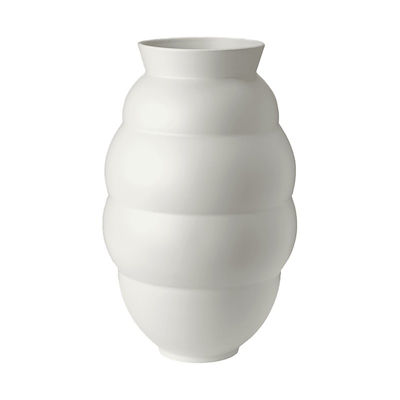 Knabstrup Keramik Tortus Archie vase No5 hvid H41.5 cm