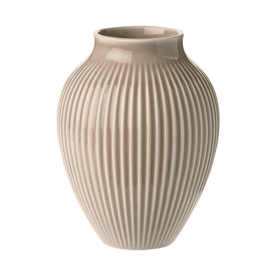 Knabstrup Keramik Ripple vase rosa H12.5 cm