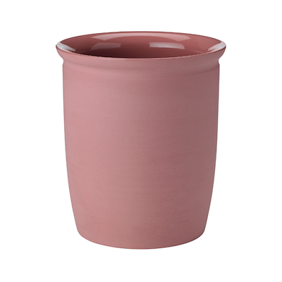 Knabstrup Keramik syltekrukke rosa 1 liter