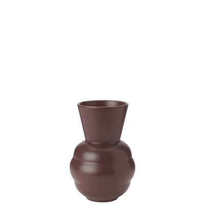 Knabstrup Keramik Tortus Archie vase No1 bordeaux H21 cm