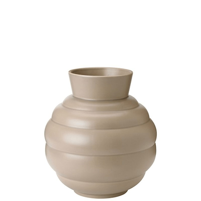 Knabstrup Keramik Tortus Archie vase No3 sand H26.5 cm