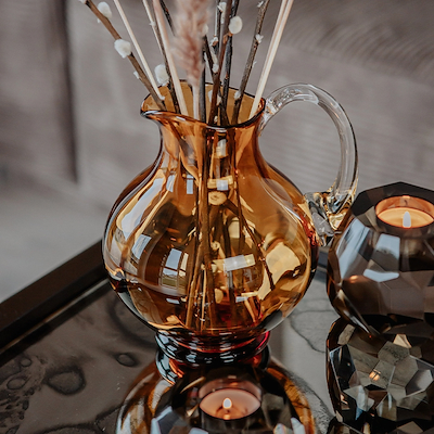 Specktrum Simplicity mundblæst karaffel golden 2 liter